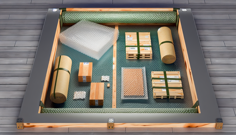 Transport sécurisé d'œuvres d'art entre Cannes et l'international avec normes strictes de conditionnement.