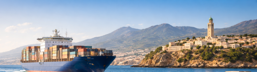 Découvrez les modes de transport, délais, formalités douanières et devis pour un déménagement de Marseille vers le Maroc.