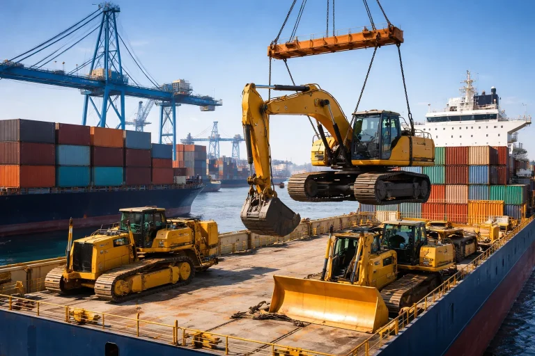 Découvrez les clés essentielles pour réussir l'exportation d'engins de chantier vers l'Afrique.